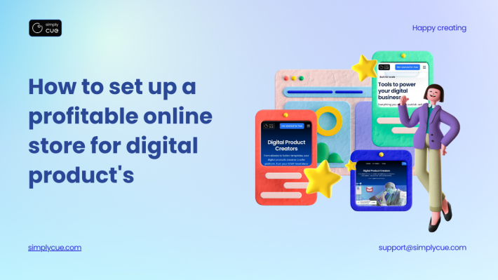 Setting up a profitable online store for digital products